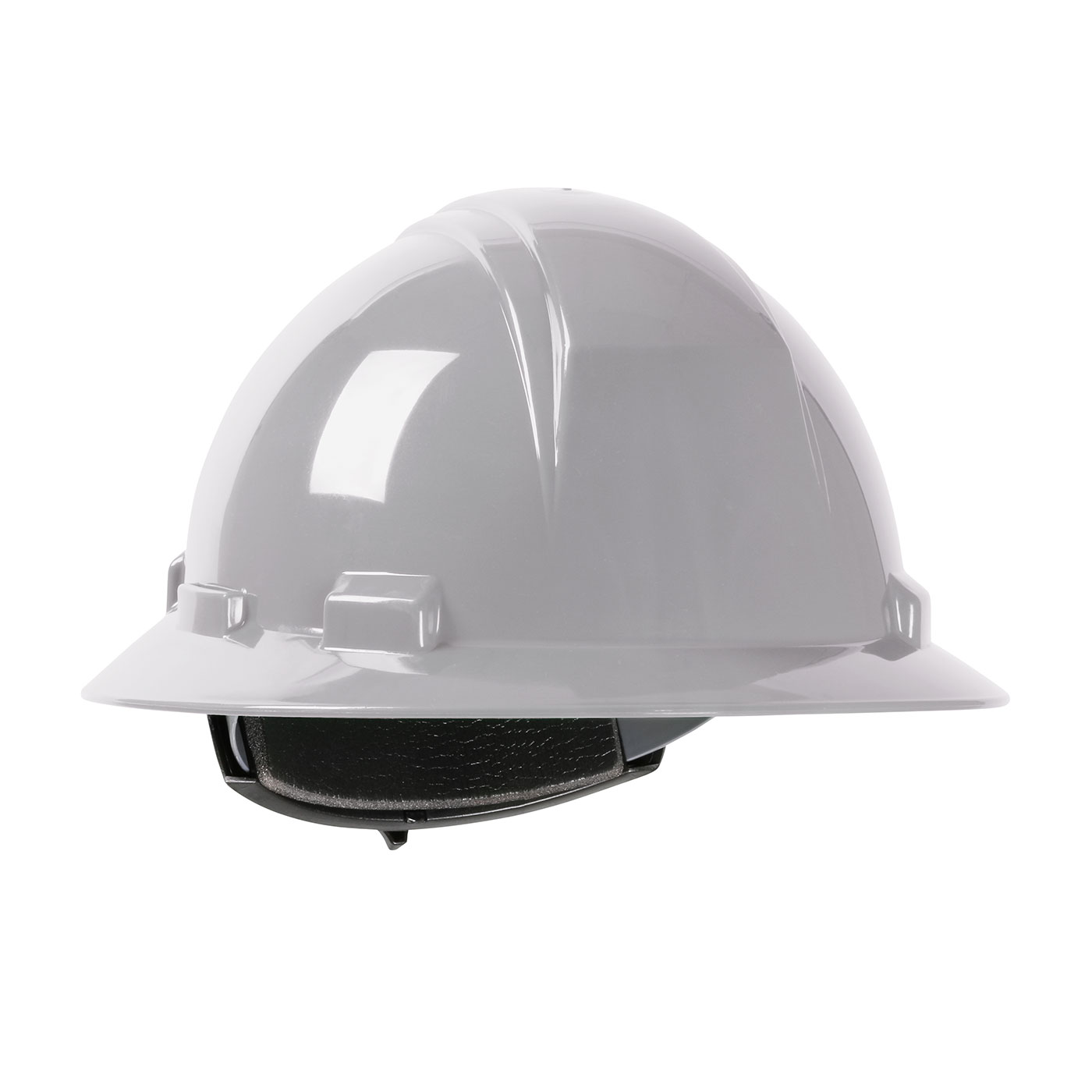 280-HP261R PIP® Dynamic Kilimanjaro™ Full Brim Hard Hat with HDPE Shell, 4-Point Textile Suspension and Wheel Ratchet Adjustment  - Gray